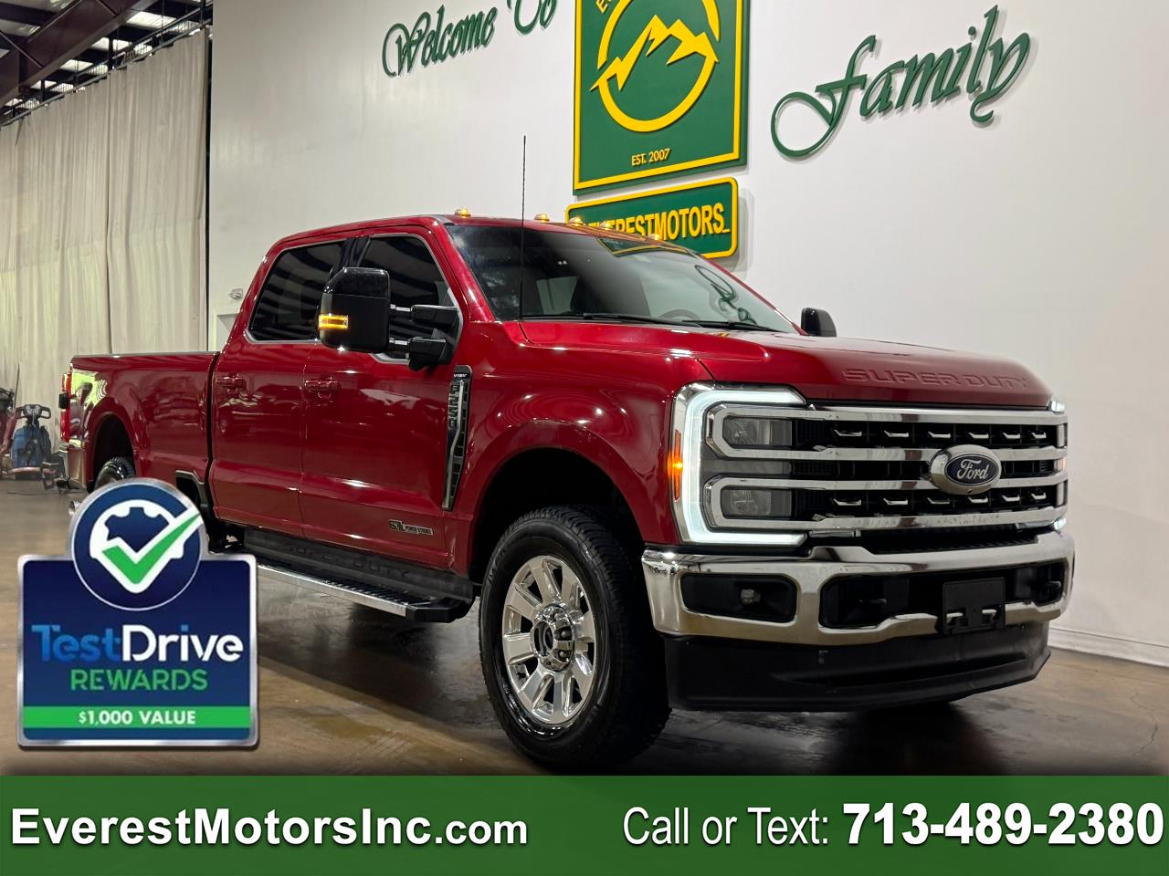 2024 Ford Super Duty F-250 SRW LARIAT 4X4 CREWCAB LONG 6.7L V8 DIESEL 1OWNER