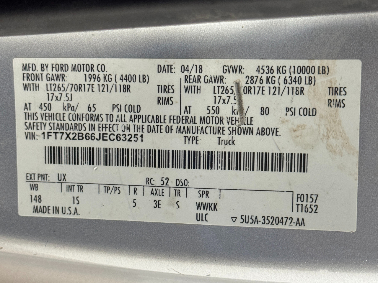Ford Super Duty F-250 SRW  2018