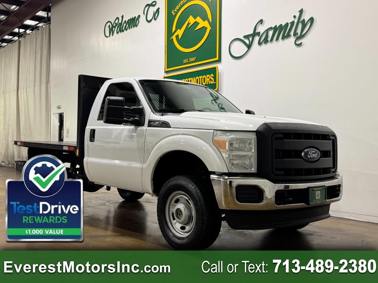 2016 Ford Super Duty F-250 SRW XL 4X4 REG CAB 8FT FLATBED 6.2L V8 GAS