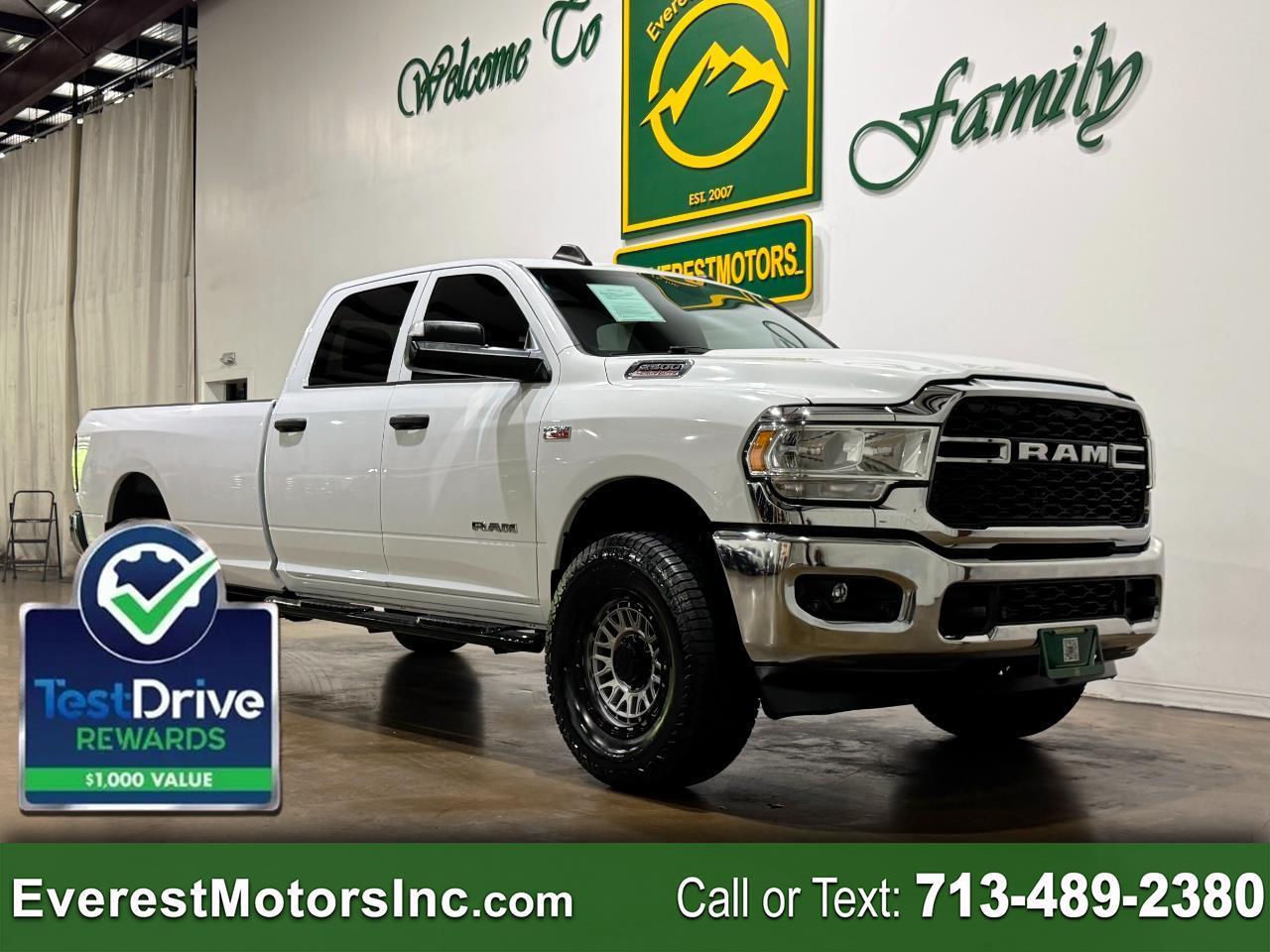 2022 RAM 2500 TRADESMAN 4X4 CREWCAB LONGBOX 6.4L V8 GAS 1OWNER