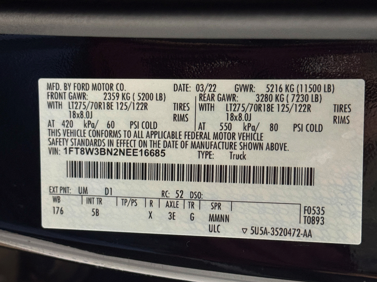 Ford Super Duty F-350 SRW  2022