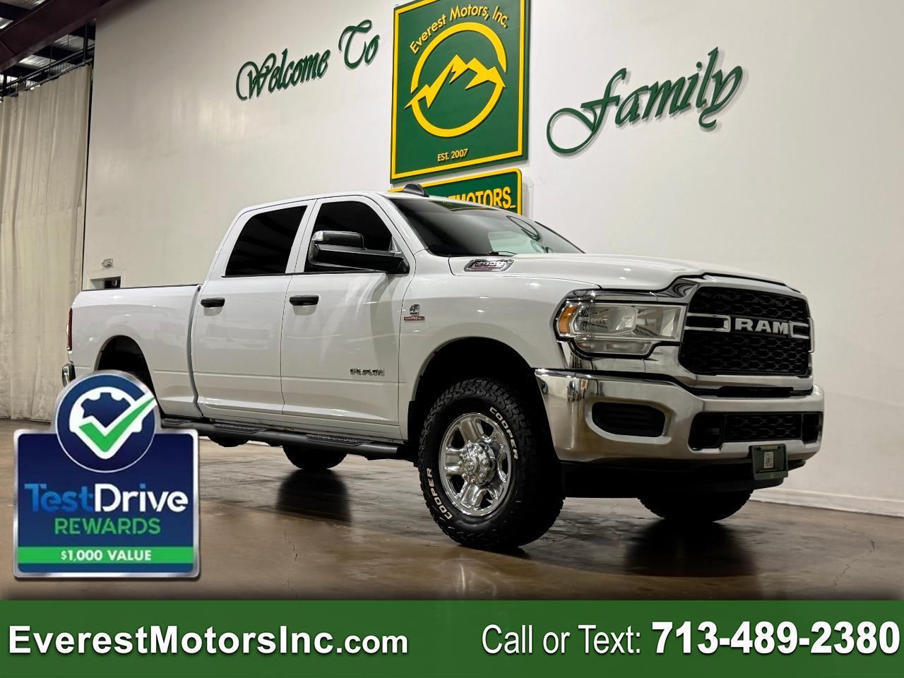 2022 RAM 2500 TRADESMAN 4X4 CREWCAB SHORT 6.7L DIESEL