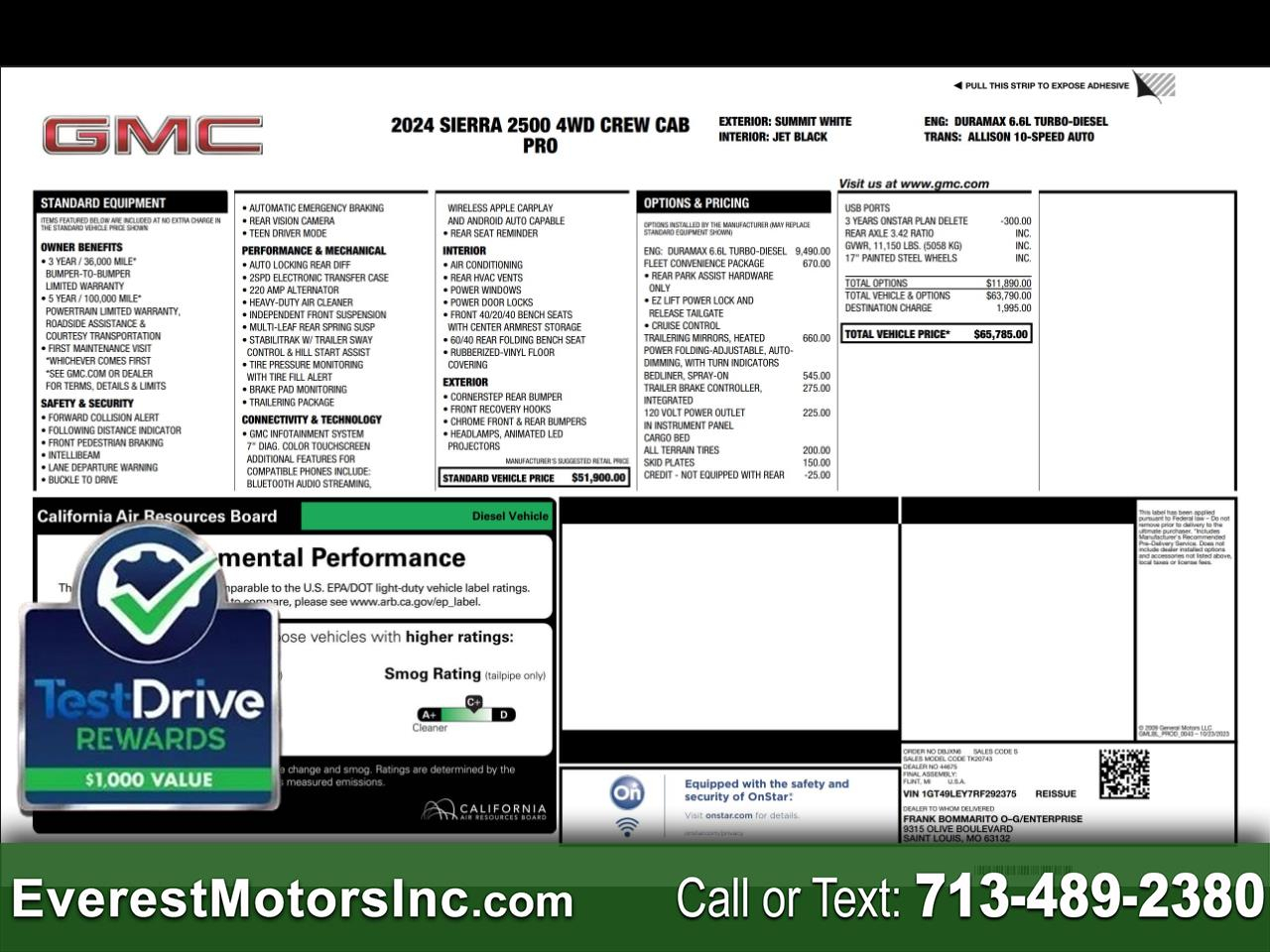 2024 GMC Sierra 4WD Crew Cab Standard Box Pro's photo