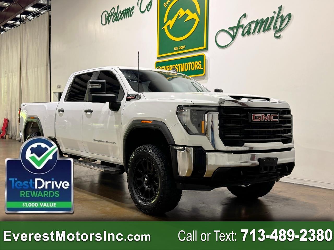 2024 GMC Sierra 2500HD SIERRA PRO 4X4 CREWCAB SHORT 6.6L V8 DIESEL 1OWNER