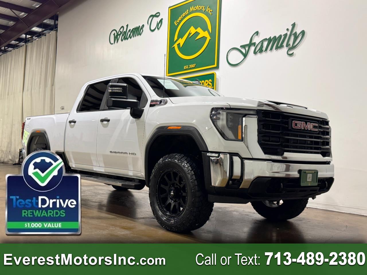 2024 GMC Sierra 2500HD SIERRA PRO 4X4 CREWCAB SHORT 6.6L V8 DIESEL 1OWNER