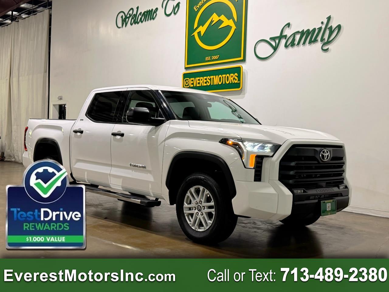 2022 Toyota Tundra SR5 4X4 CREWMAX SHORTBED 3.4L V6 GAS 1OWNER