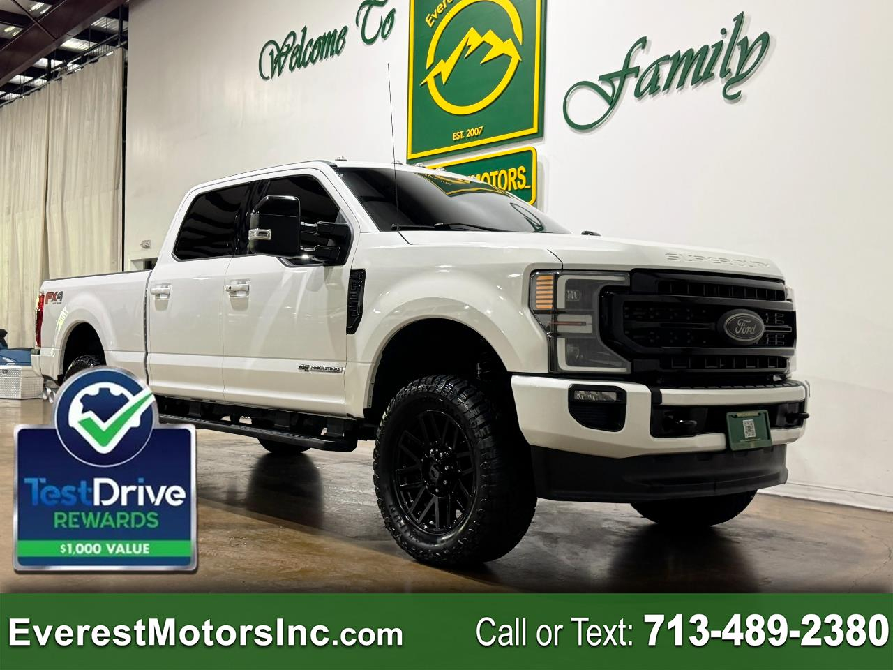 2021 Ford Super Duty F-350 SRW LARIAT ULTIMATE BLACK 4X4 CREWC SHORT 6.7L DIESEL