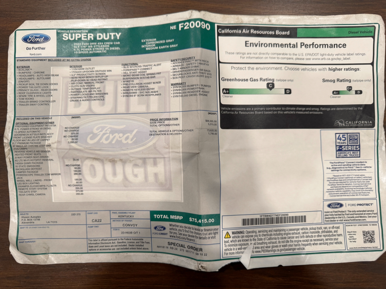 Ford Super Duty F-450 DRW  2022