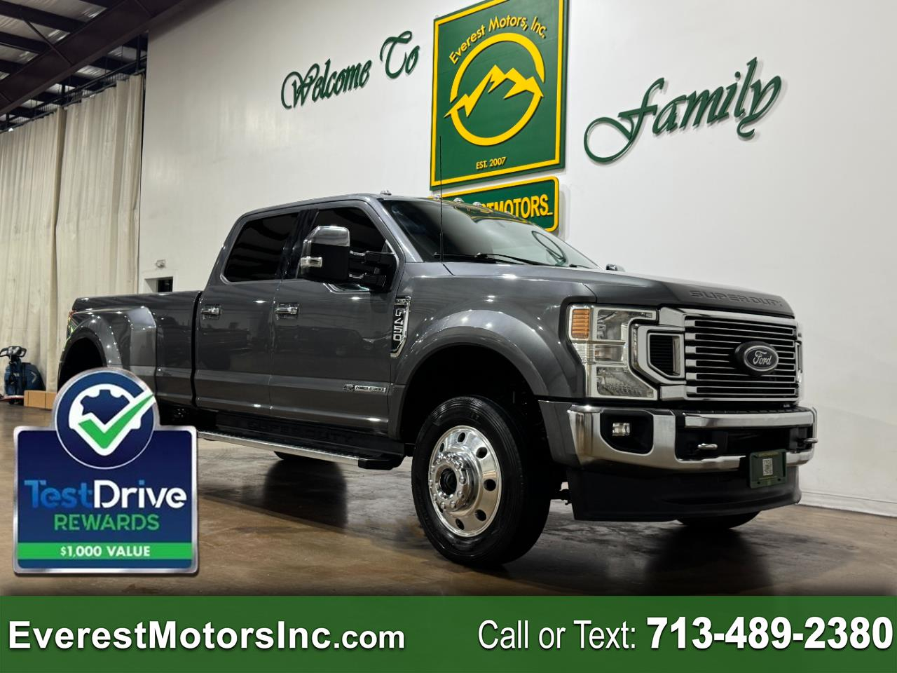 2022 Ford Super Duty F-450 DRW XLT PREMIUM 4X4 CREWCAB 6.7L V8 DIESEL 1OWNER