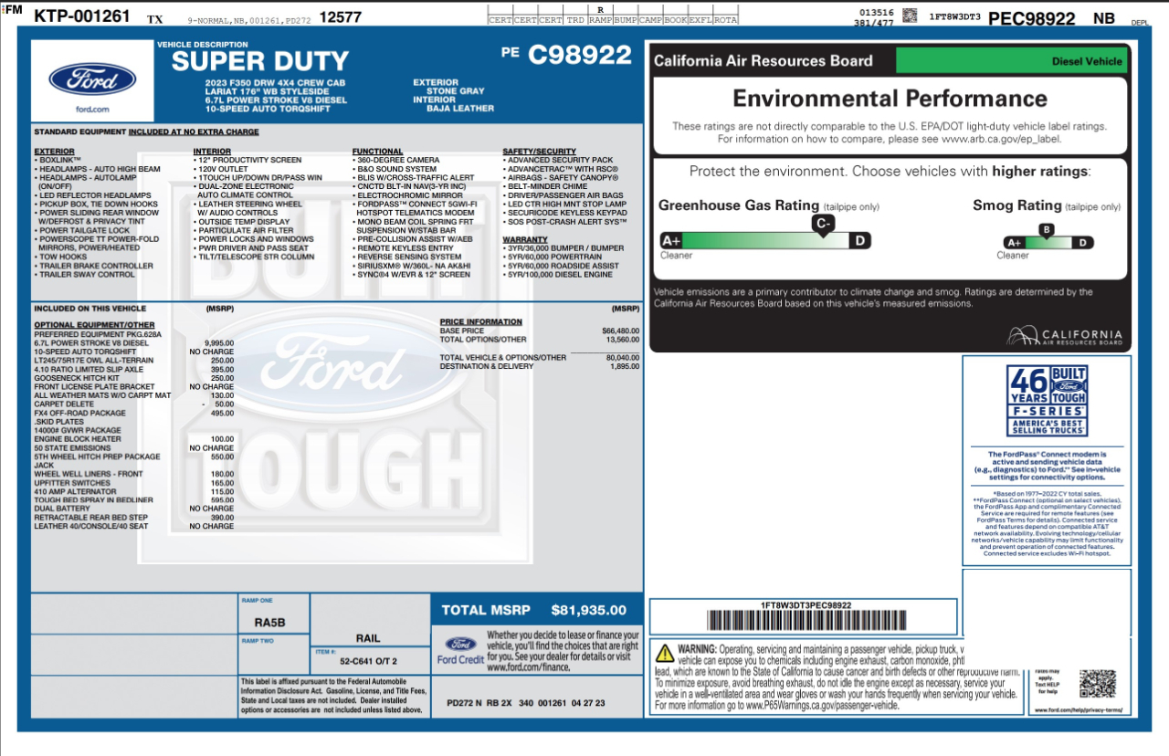 Ford Super Duty F-350 DRW  2023