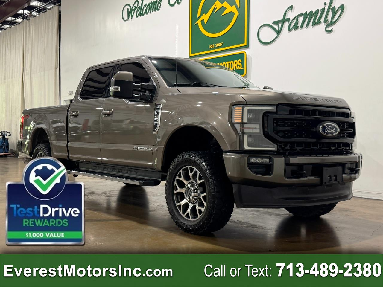 2022 Ford Super Duty F-250 SRW LARIAT 4X4 CREWCAB SHORT 6.7L V8 DIESEL TOW PKG
