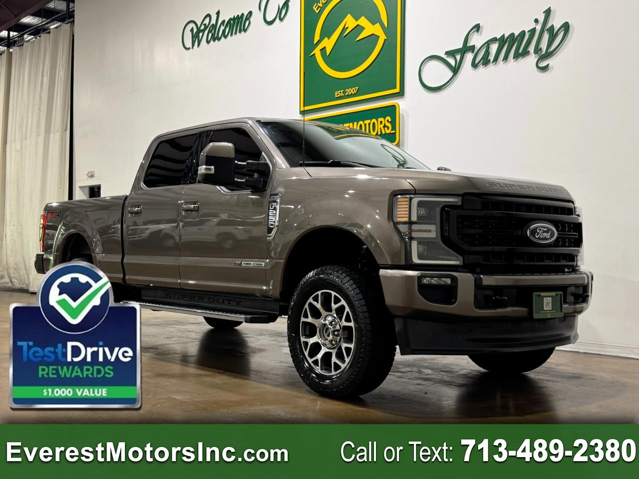 2022 Ford Super Duty F-250 SRW LARIAT 4X4 CREWCAB SHORT 6.7L V8 DIESEL TOW PKG
