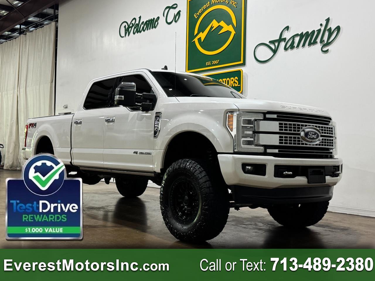 2019 Ford Super Duty F-250 SRW PLATINUM ULTIMATE 4X4 CRWECAB SHORT 6.7L V8 DIESEL