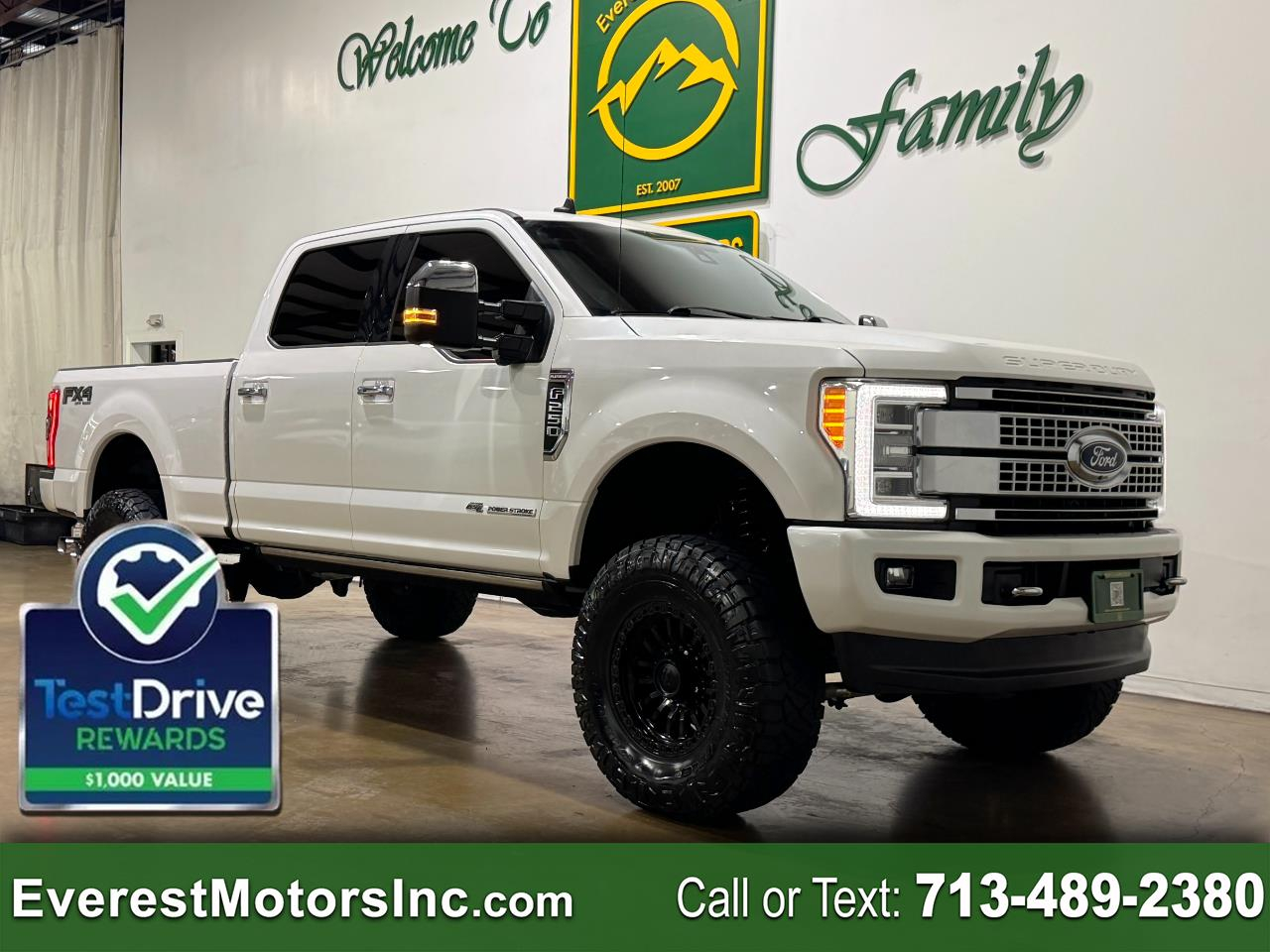 2019 Ford Super Duty F-250 SRW PLATINUM ULTIMATE 4X4 CRWECAB SHORT 6.7L V8 DIESEL
