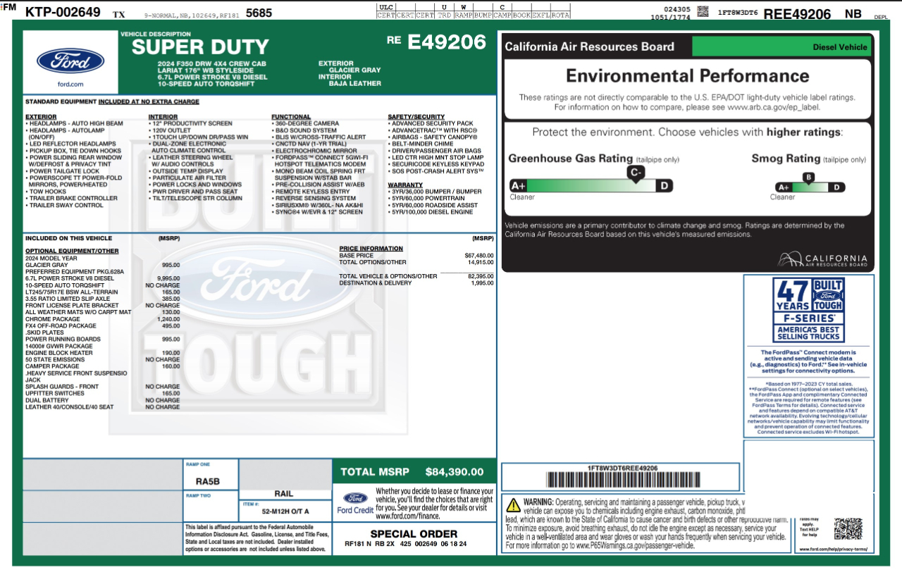 Ford Super Duty F-350 DRW  2024