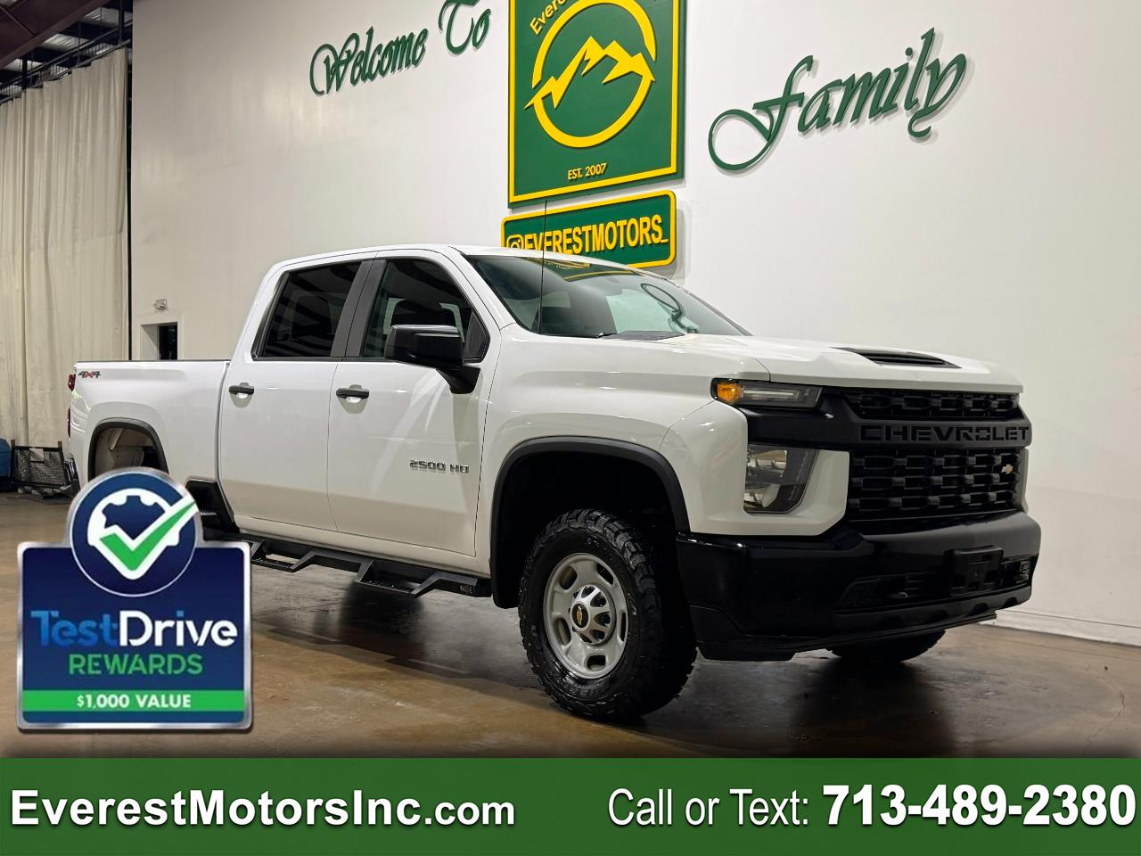 2023 Chevrolet Silverado 2500HD WT 4X4 CREWCAB SHORT 6.6L V8 GAS 1OWNER
