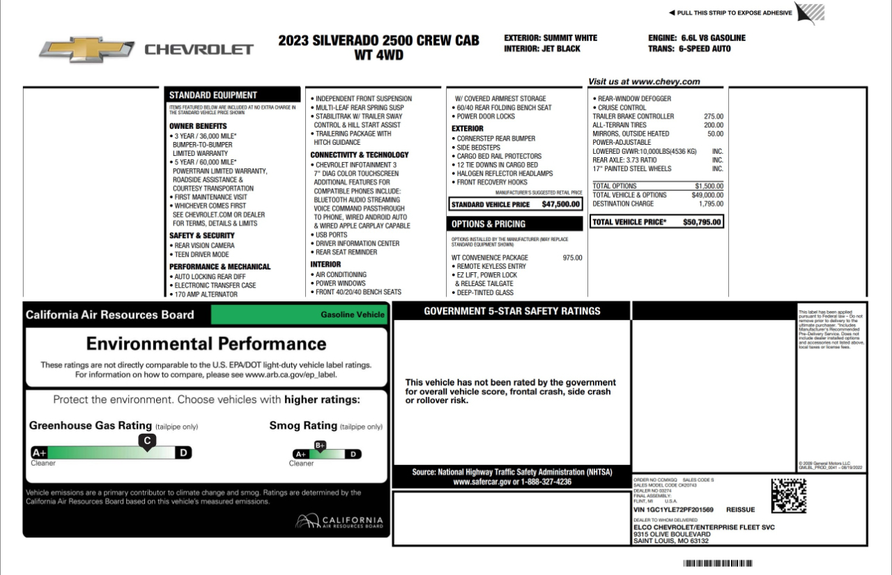 Chevrolet Silverado 2500HD  2023