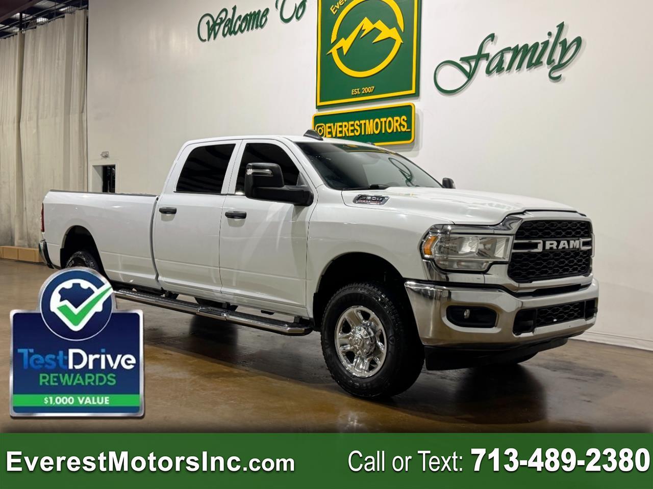 2023 RAM 2500 TRADESMAN 4X4 CREWCAB LONG 6.4L V8 GAS 1OWNER