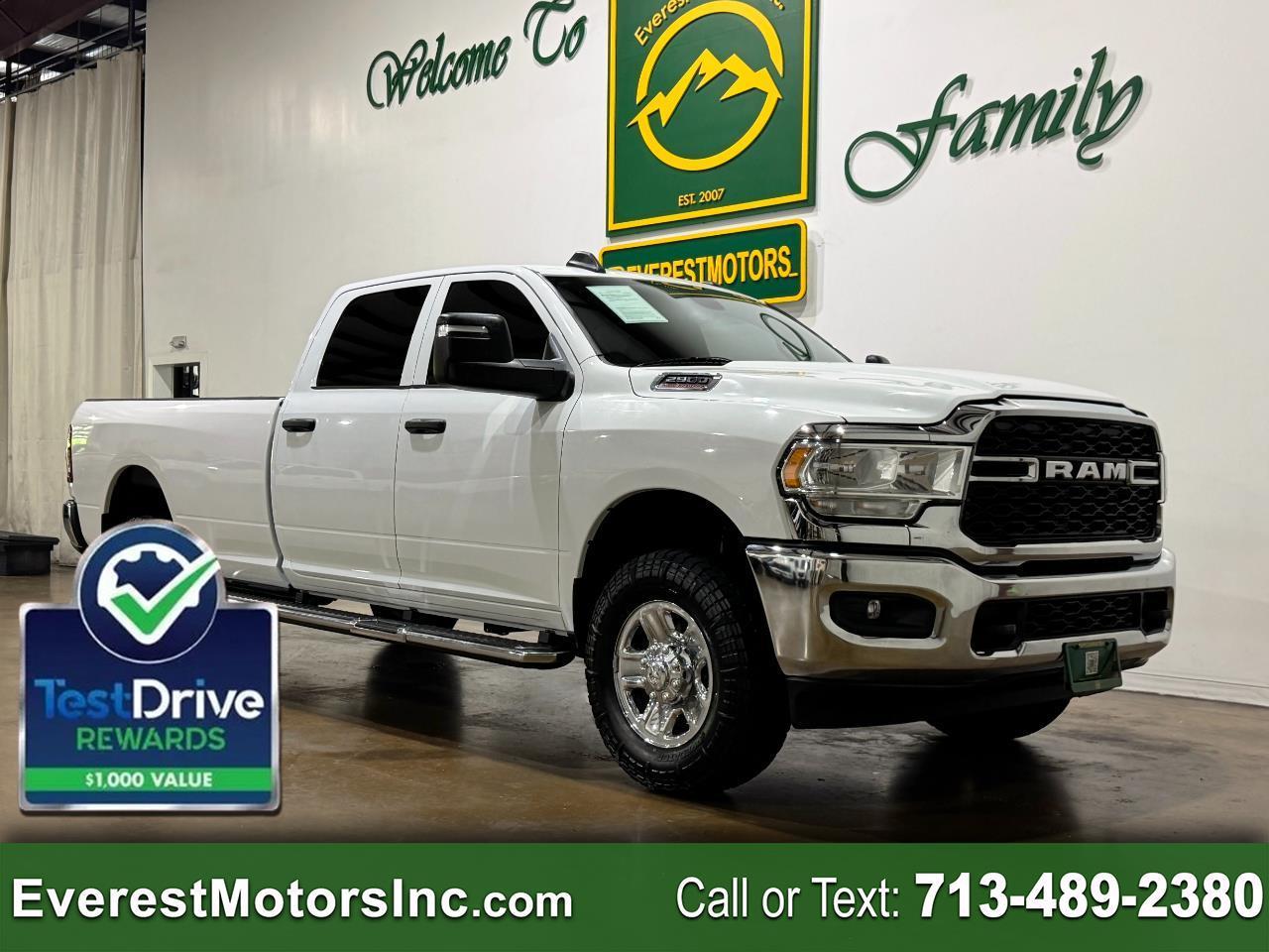 2023 RAM 2500 TRADESMAN 4X4 CREWCAB LONG 6.4L V8 GAS 1OWNER