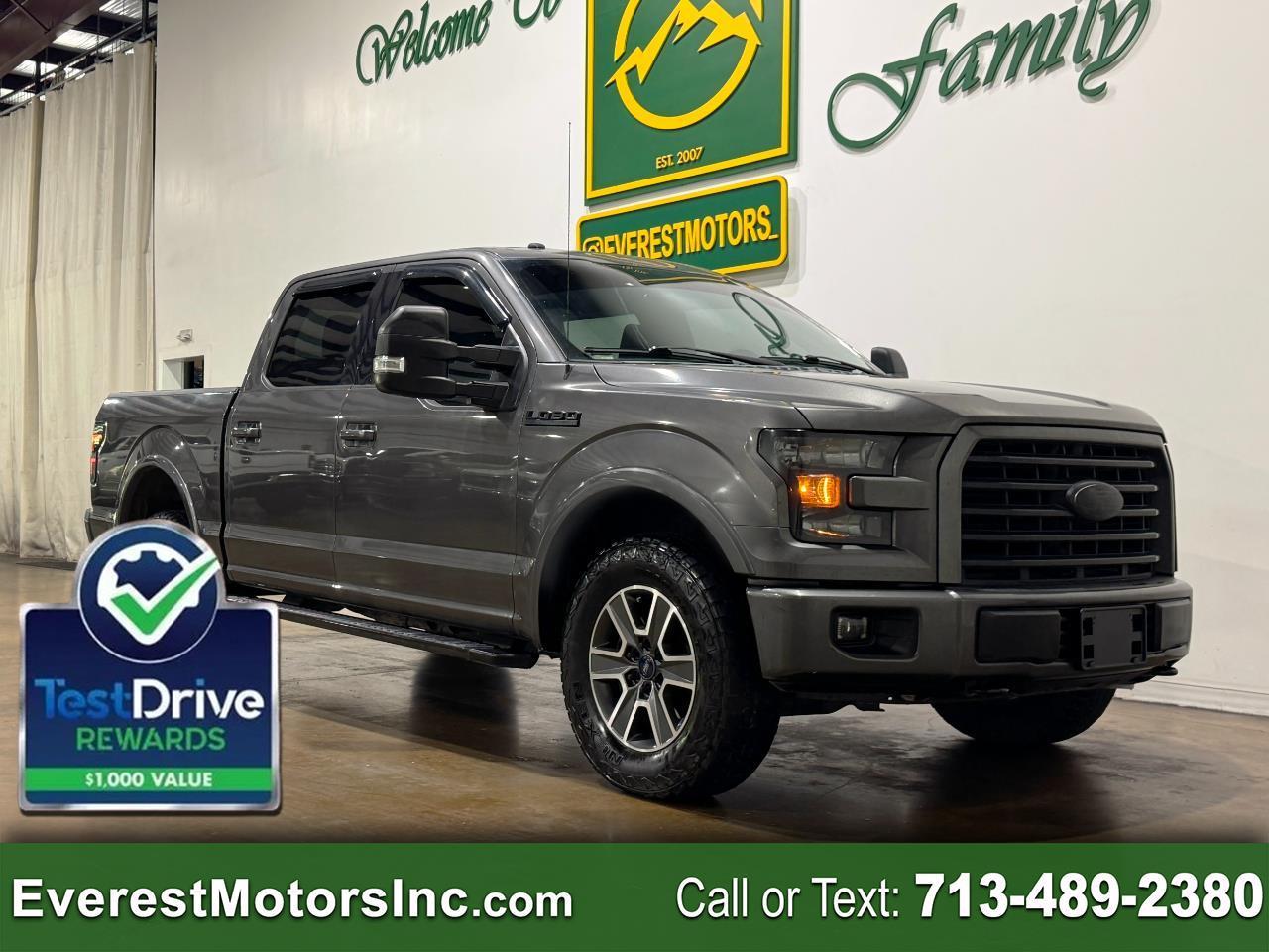 2016 Ford F-150 XLT SPORT 4X4 CREWCAB SHORT 5.0L V8 GAS TOW PKG
