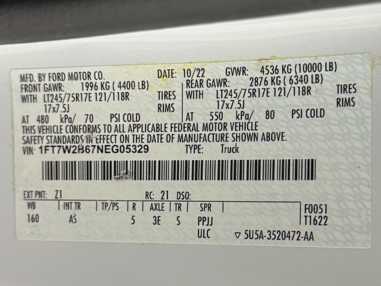 Ford Super Duty F-250 SRW  2022