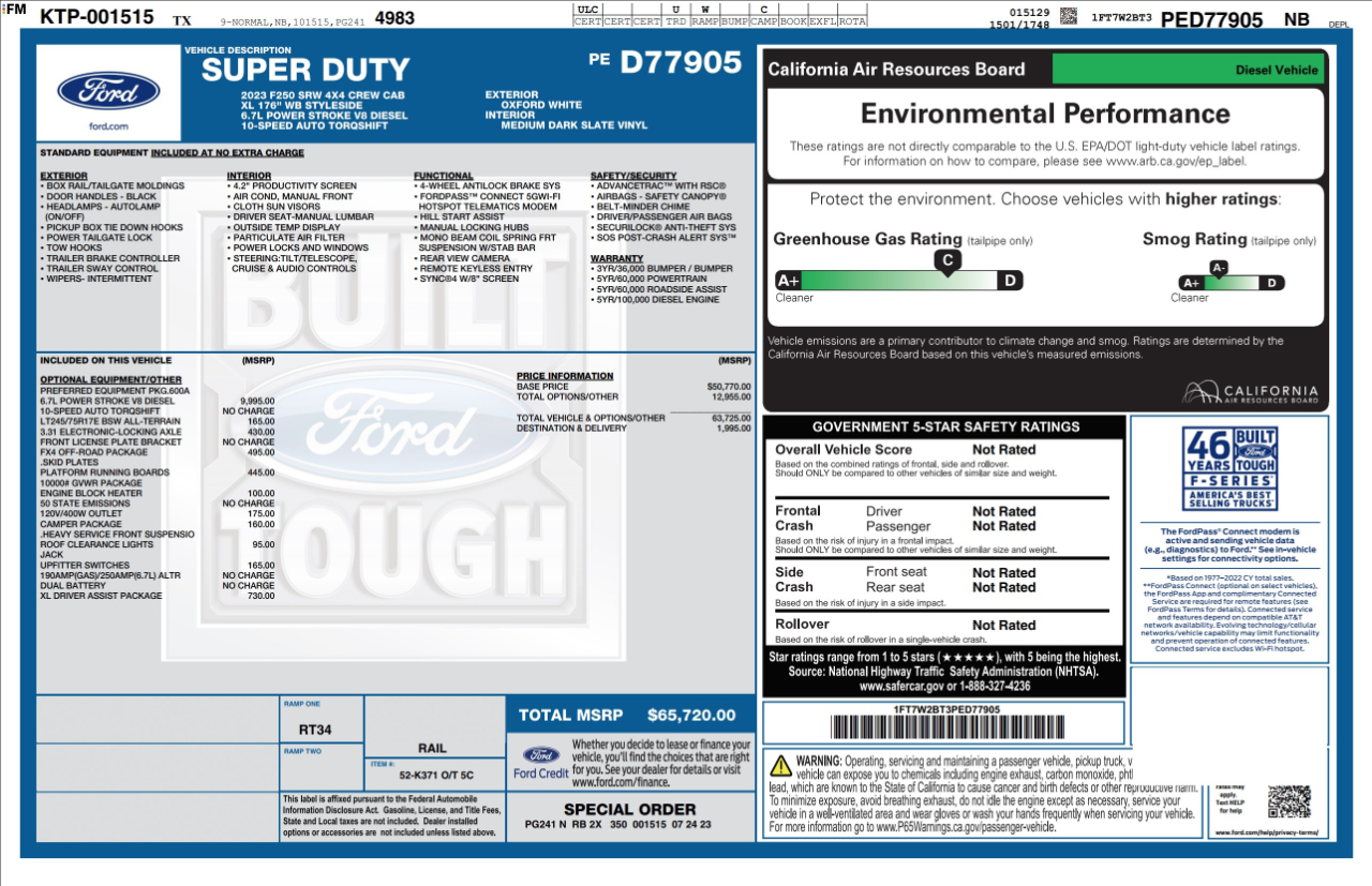 Ford Super Duty F-250 SRW  2023