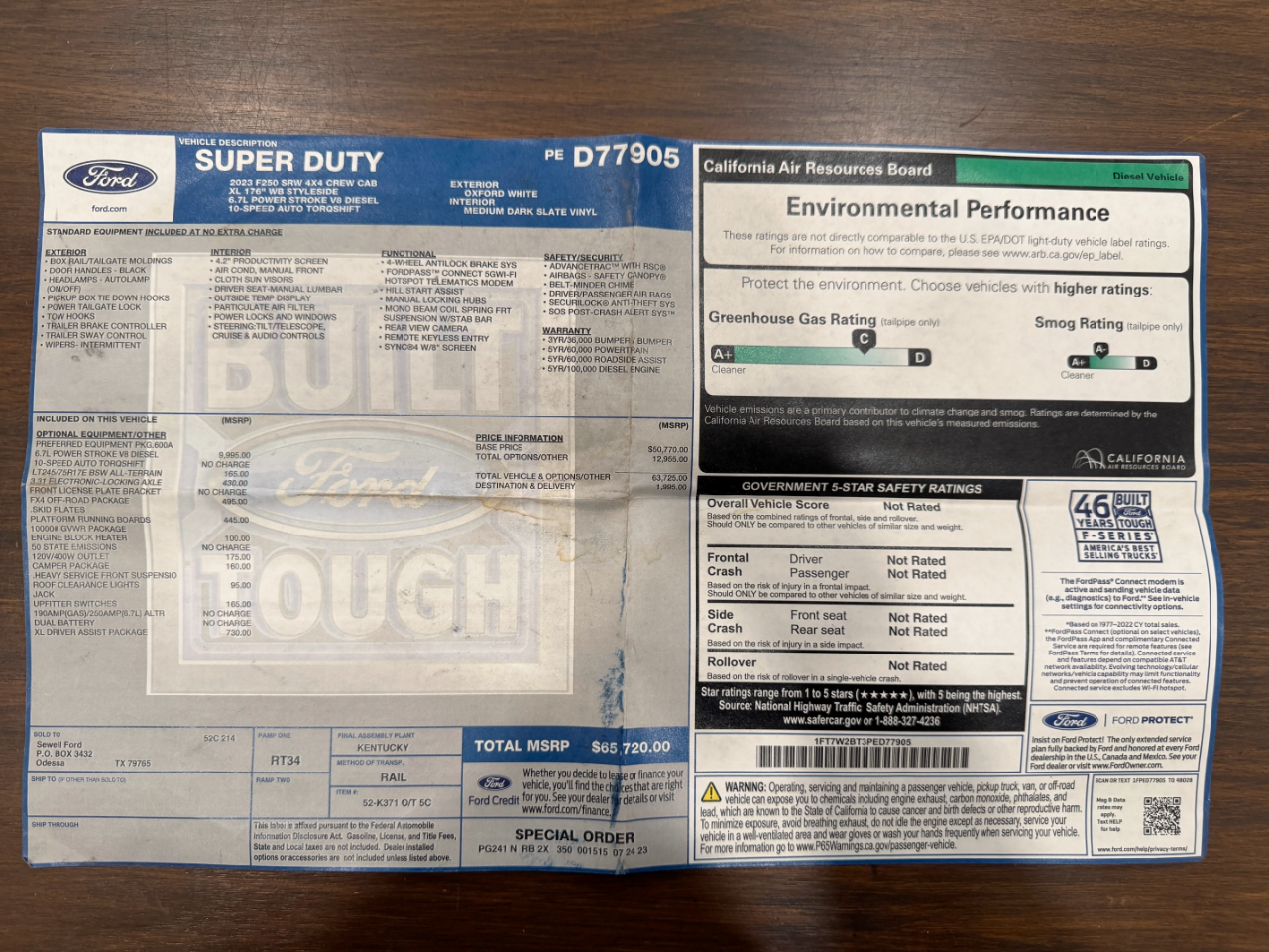 Ford Super Duty F-250 SRW  2023