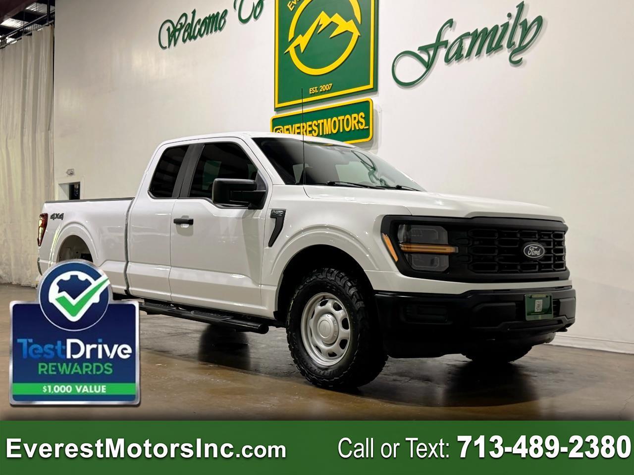 2024 Ford F-150 XL 4X4 EXT CAB 6.5FT BED 5.0L V8 GAS 1OWNER