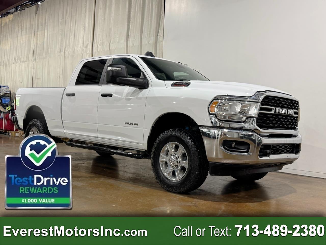 2023 RAM 2500 BIG HORN 4X4 CREWCAB SHORT 6.4L V8 GAS 1OWNER