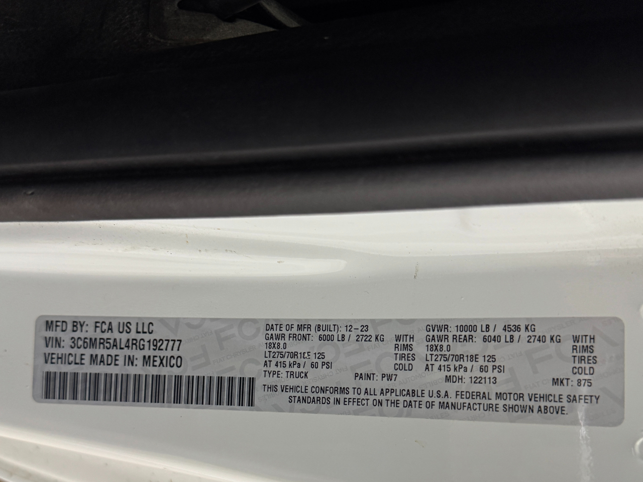 RAM 2500  2024