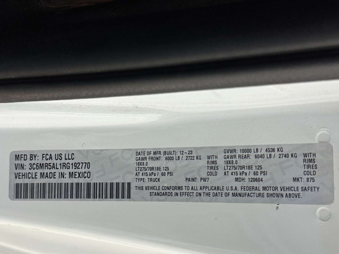 RAM 2500  2024
