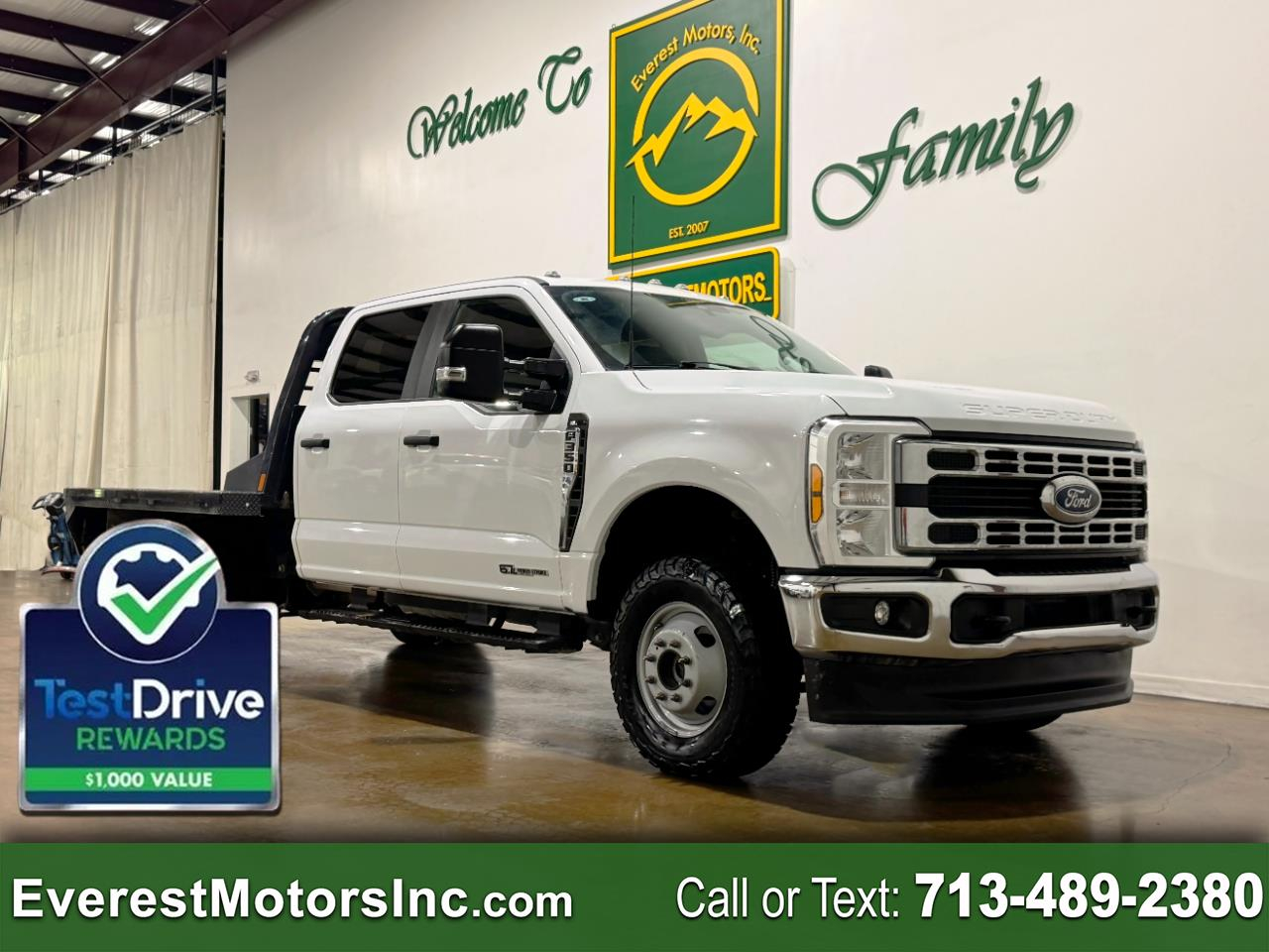 2024 Ford Super Duty F-350 DRW XL 4X4 CREWCAB FLATBED 6.7L DIESEL 1OWNER