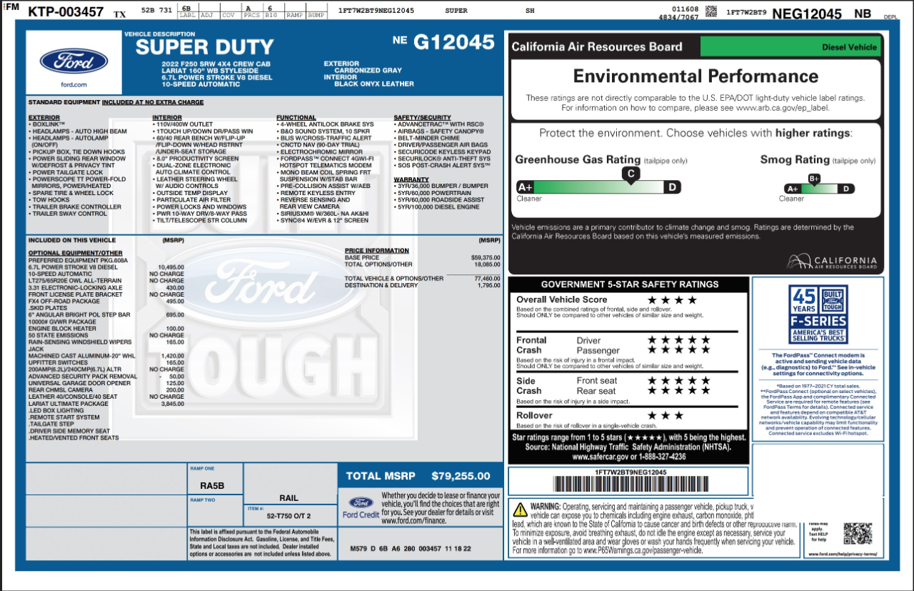 Ford Super Duty F-250 SRW  2022