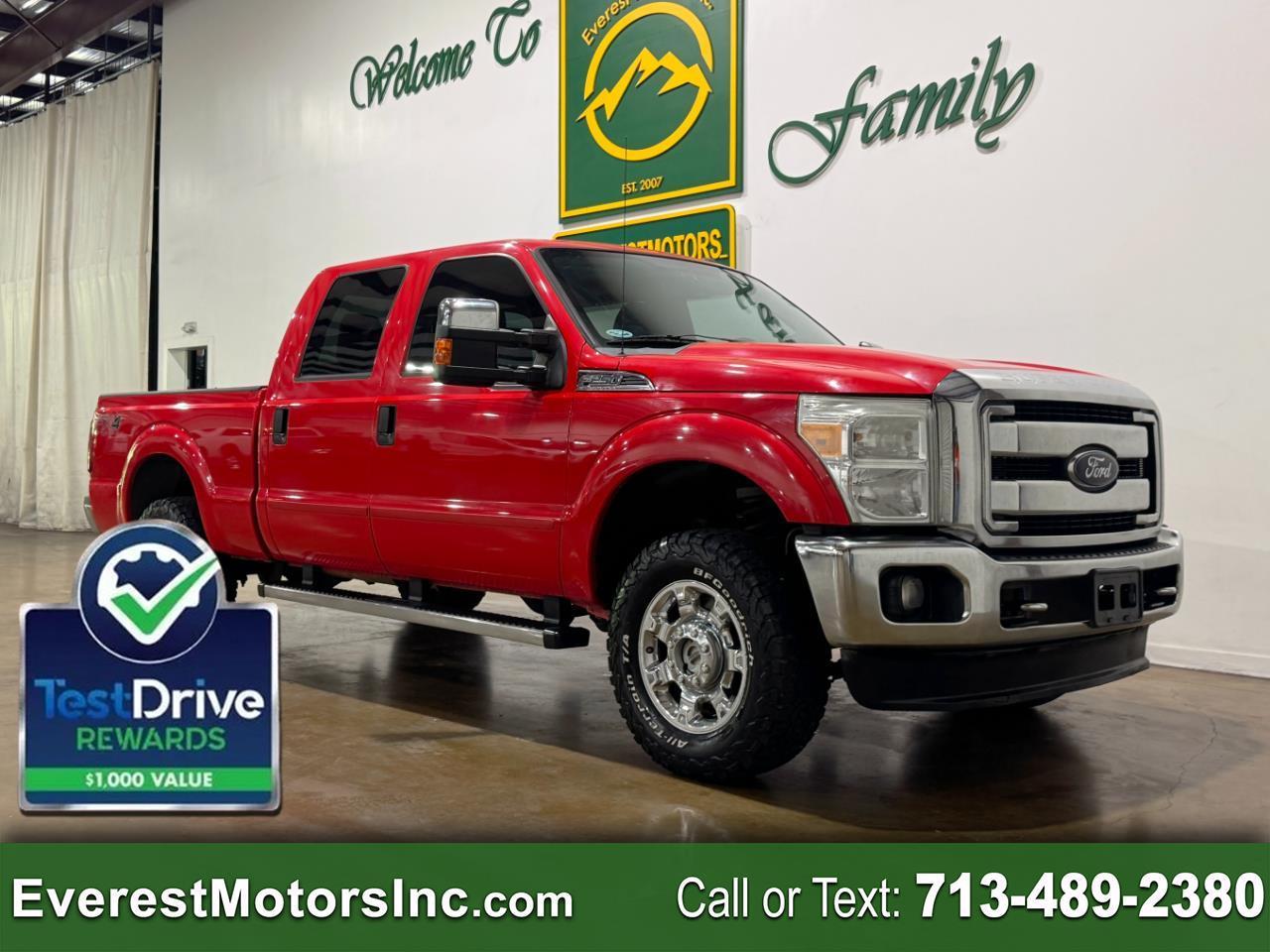2016 Ford Super Duty F-250 SRW XLT PREMIUM 4X4 CREWCAB SHORT 6.2L V8 GAS 1OWNER