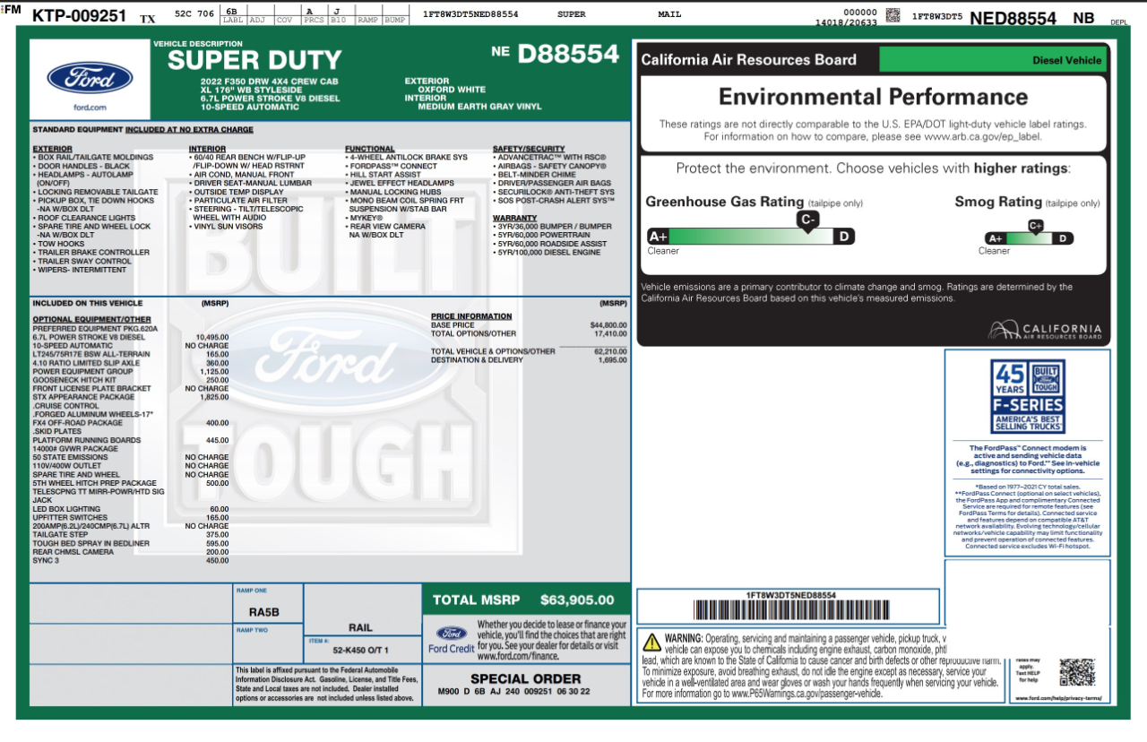 Ford Super Duty F-350 DRW  2022