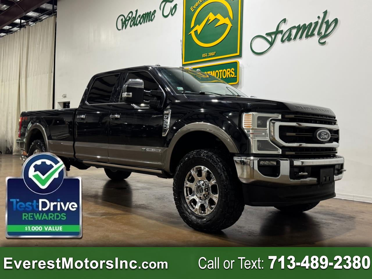2022 Ford Super Duty F-350 SRW KINGRANCH ULTIMATE 4X4 CREW LONG PTO DIESEL 1OWNER