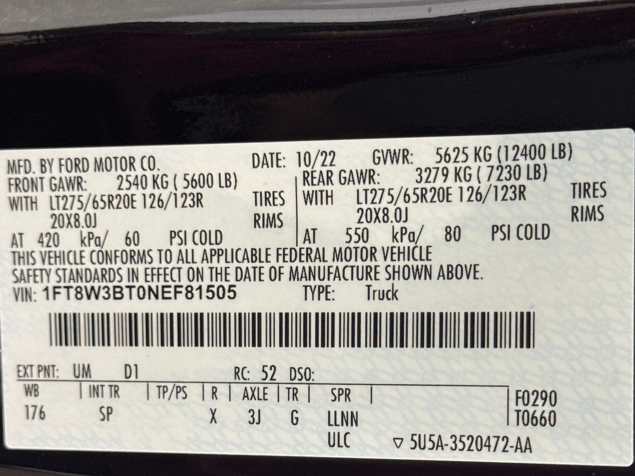 Ford Super Duty F-350 SRW  2022