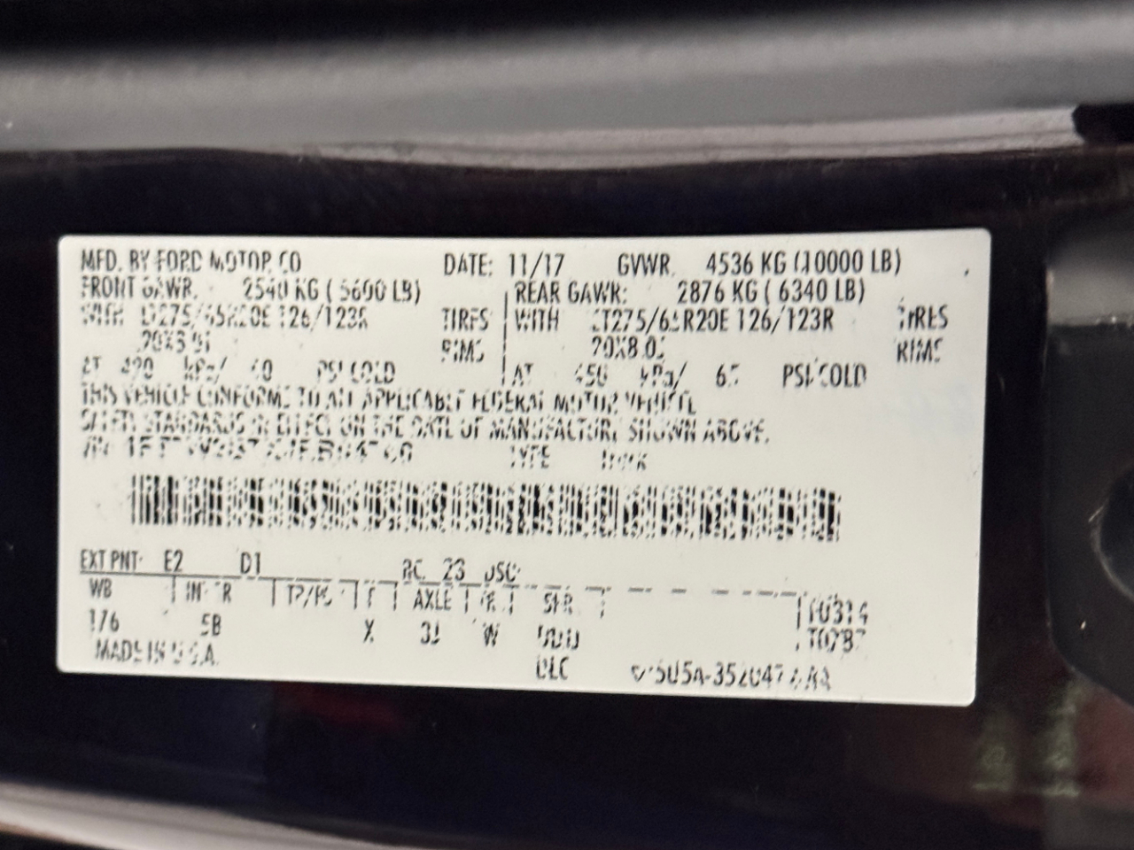Ford Super Duty F-250 SRW  2018