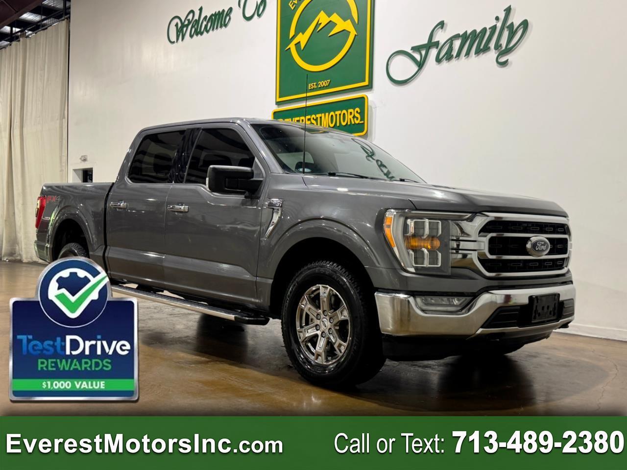2022 Ford F-150 XLT 4X4 CREWCAB SHORT 3.5L V6 ECOBOOST GAS 1OWNER