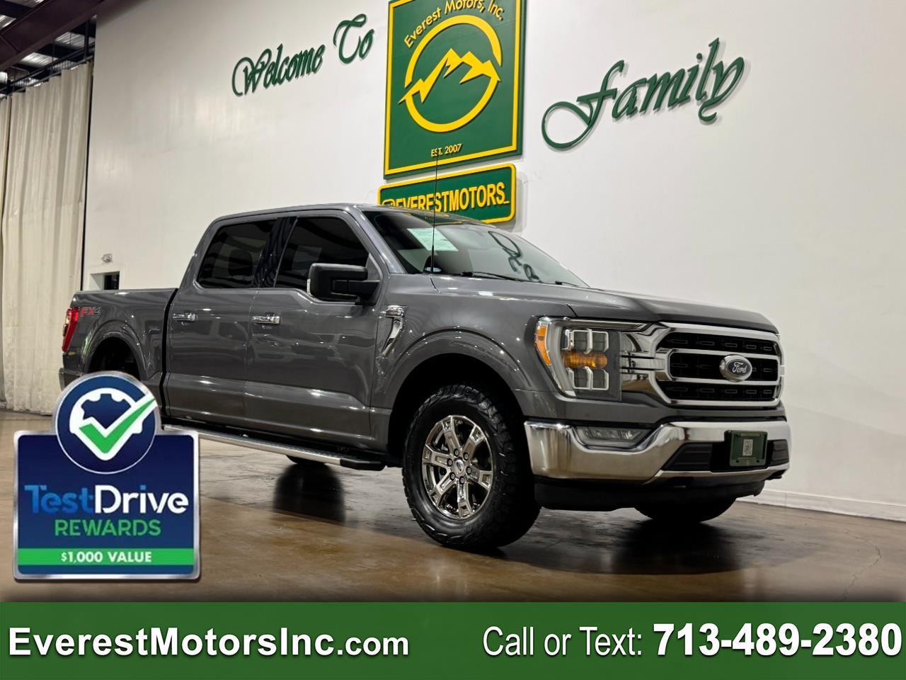 2022 Ford F-150 XLT 4X4 CREWCAB SHORT 3.5L V6 ECOBOOST GAS 1OWNER
