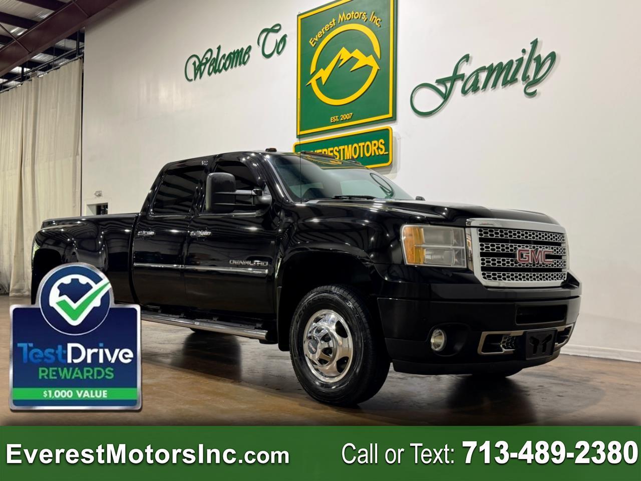 2011 GMC Sierra 3500HD DENALI 4X4 CREWCAB 6.6L V8 DIESEL