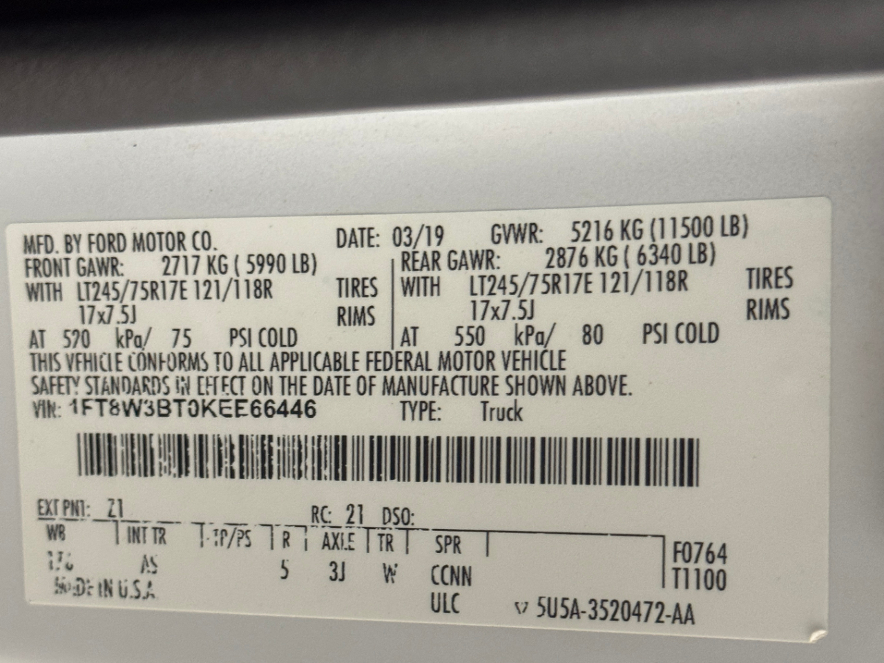 Ford Super Duty F-350 SRW  2019