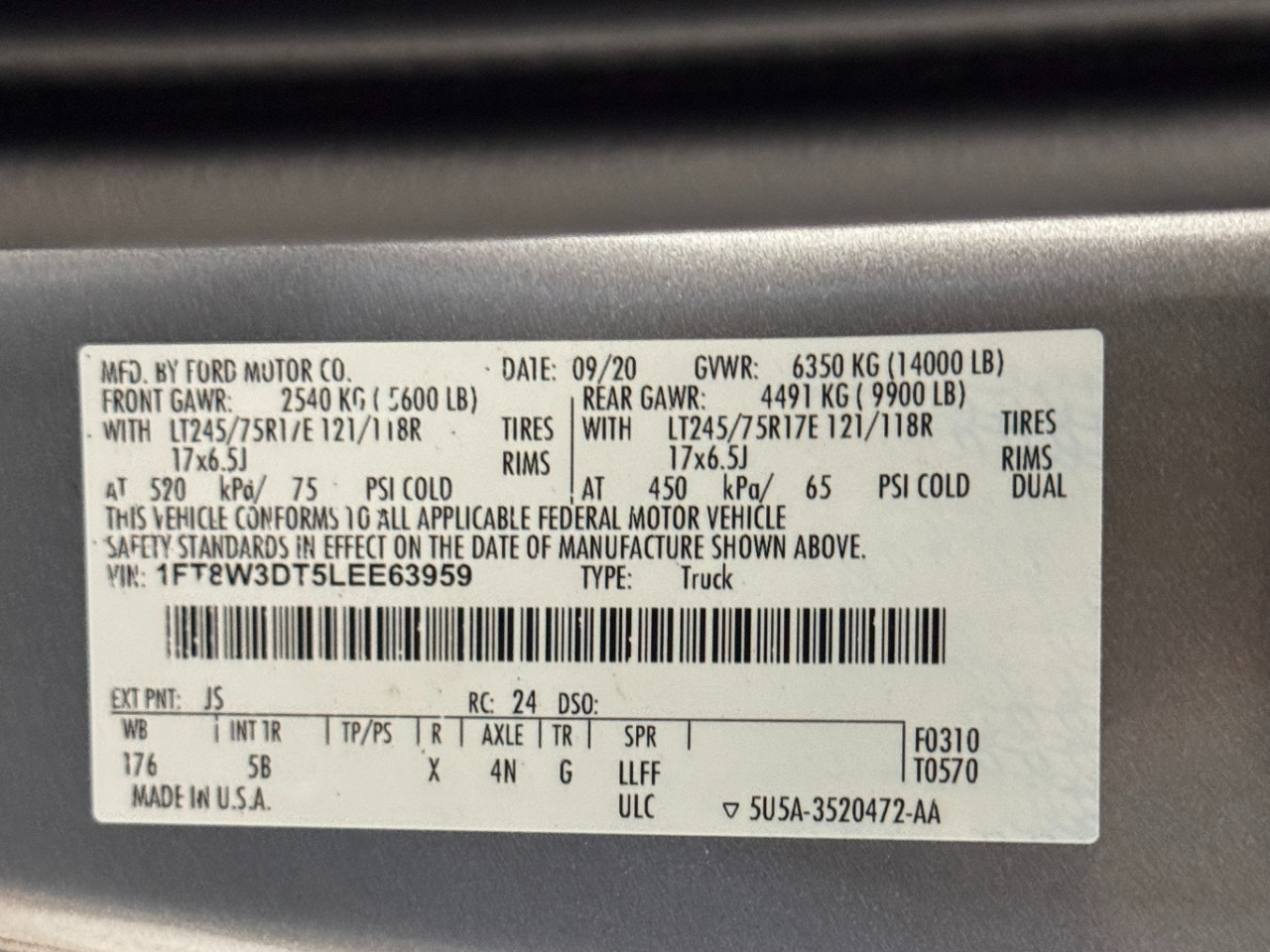 Ford Super Duty F-350 DRW  2020