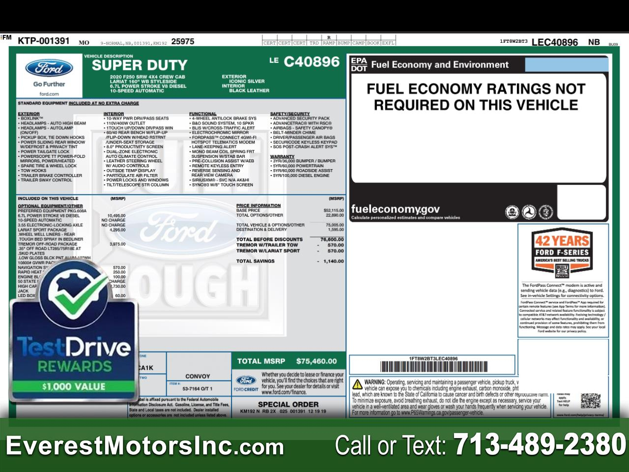 Ford Super Duty F-250 SRW  2020