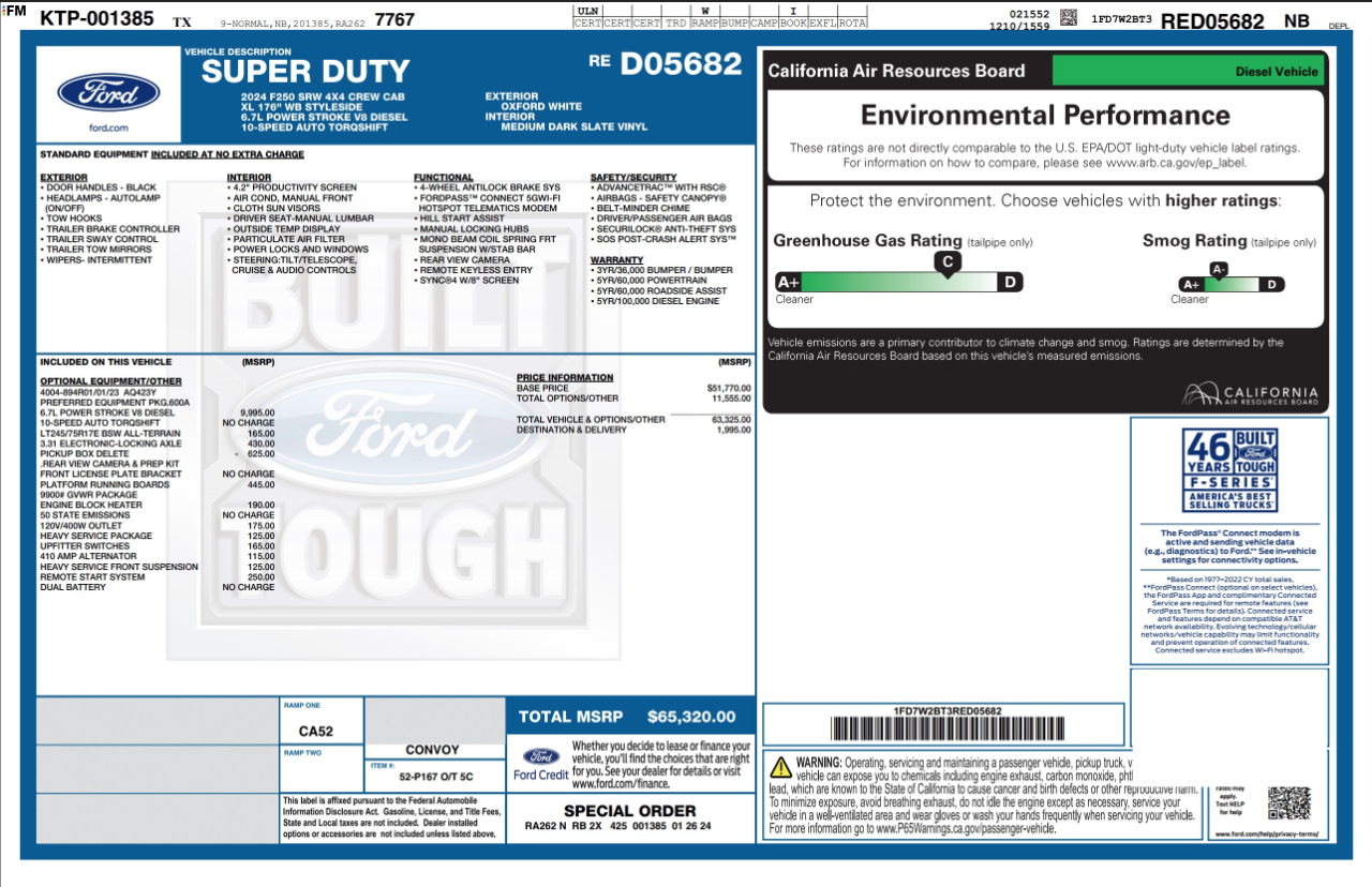 Ford Super Duty F-250 SRW  2024