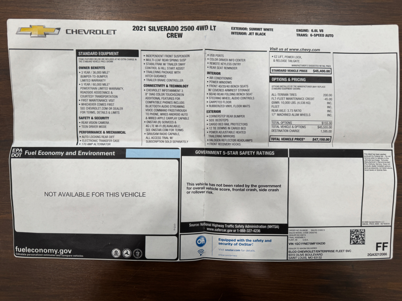 Chevrolet Silverado 2500HD  2021