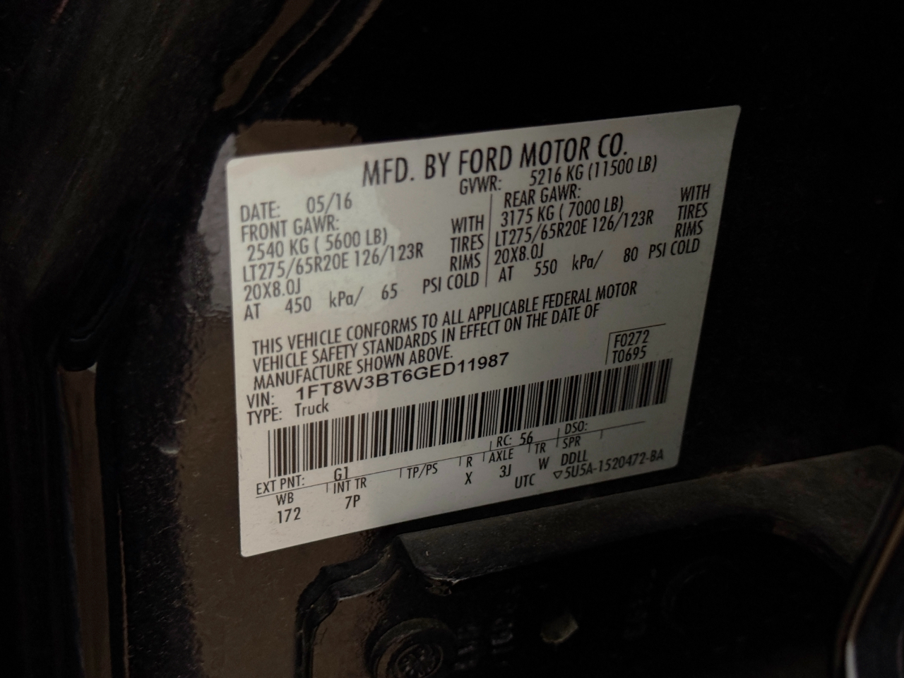 Ford Super Duty F-350 SRW  2016