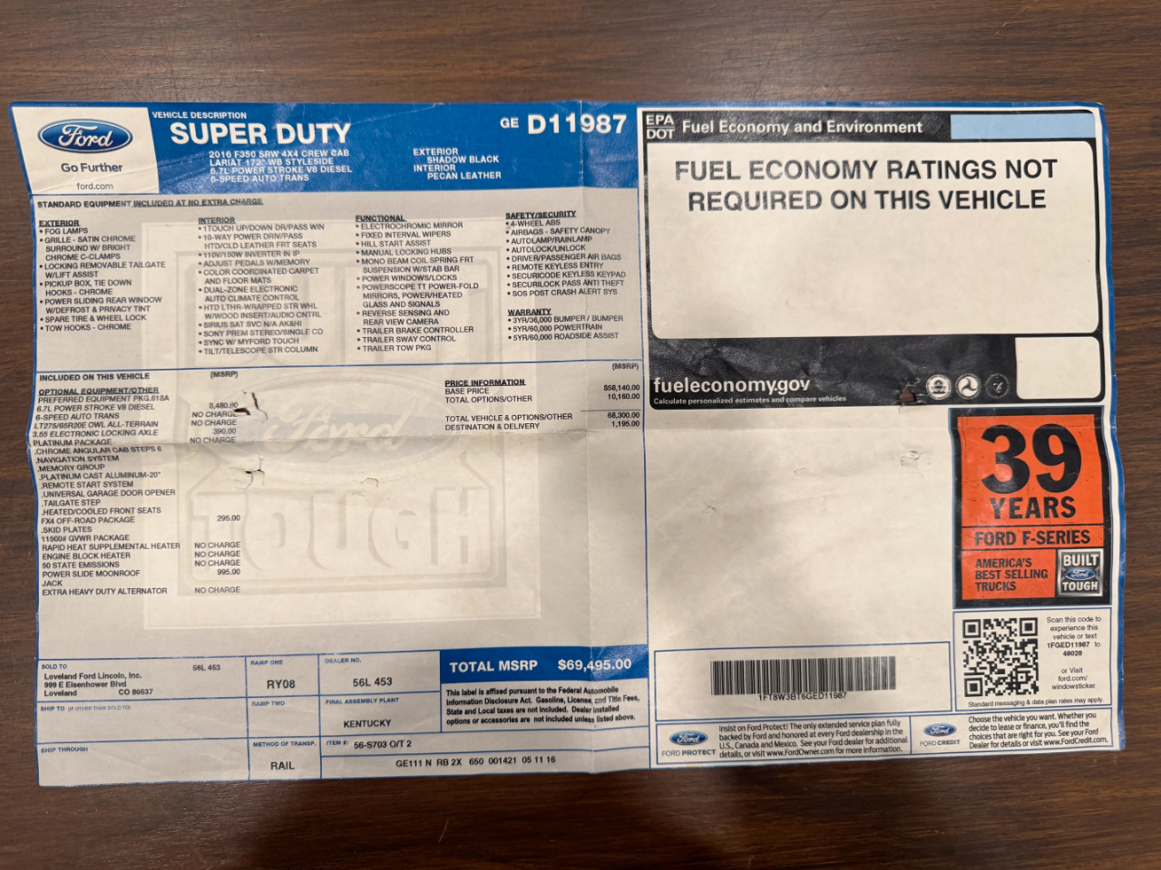 Ford Super Duty F-350 SRW  2016