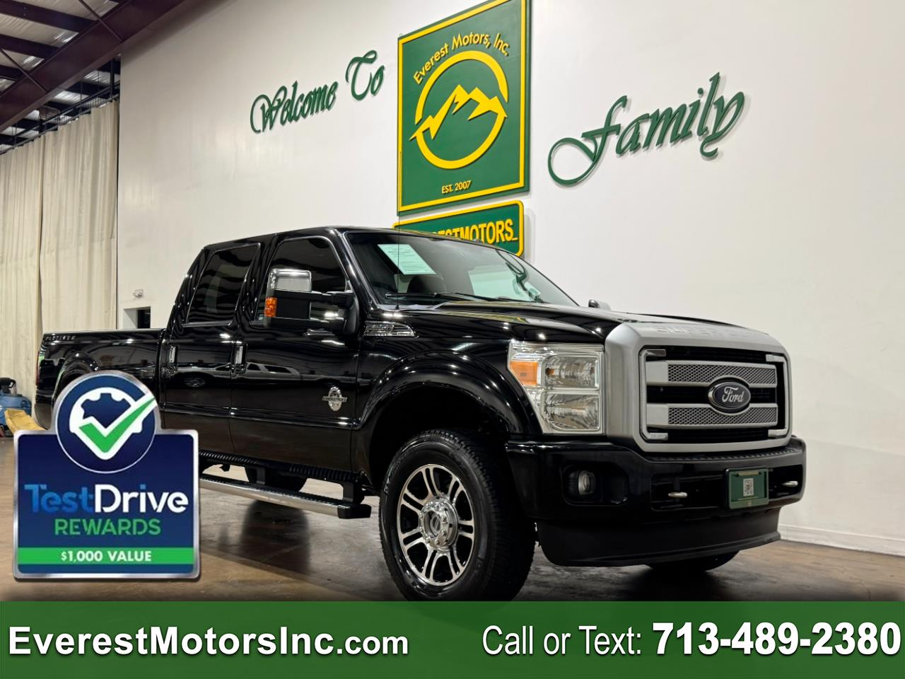 2016 Ford Super Duty F-350 SRW PLATINUM 4X4 CREWCAB LONG 6.7L DIESEL 1OWNER