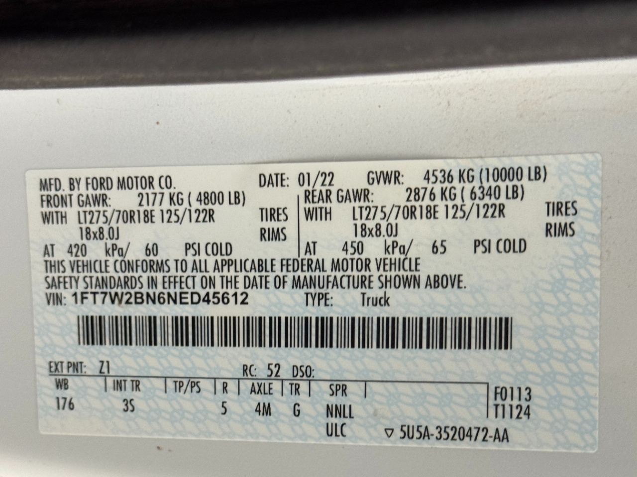 Ford Super Duty F-250 SRW  2022